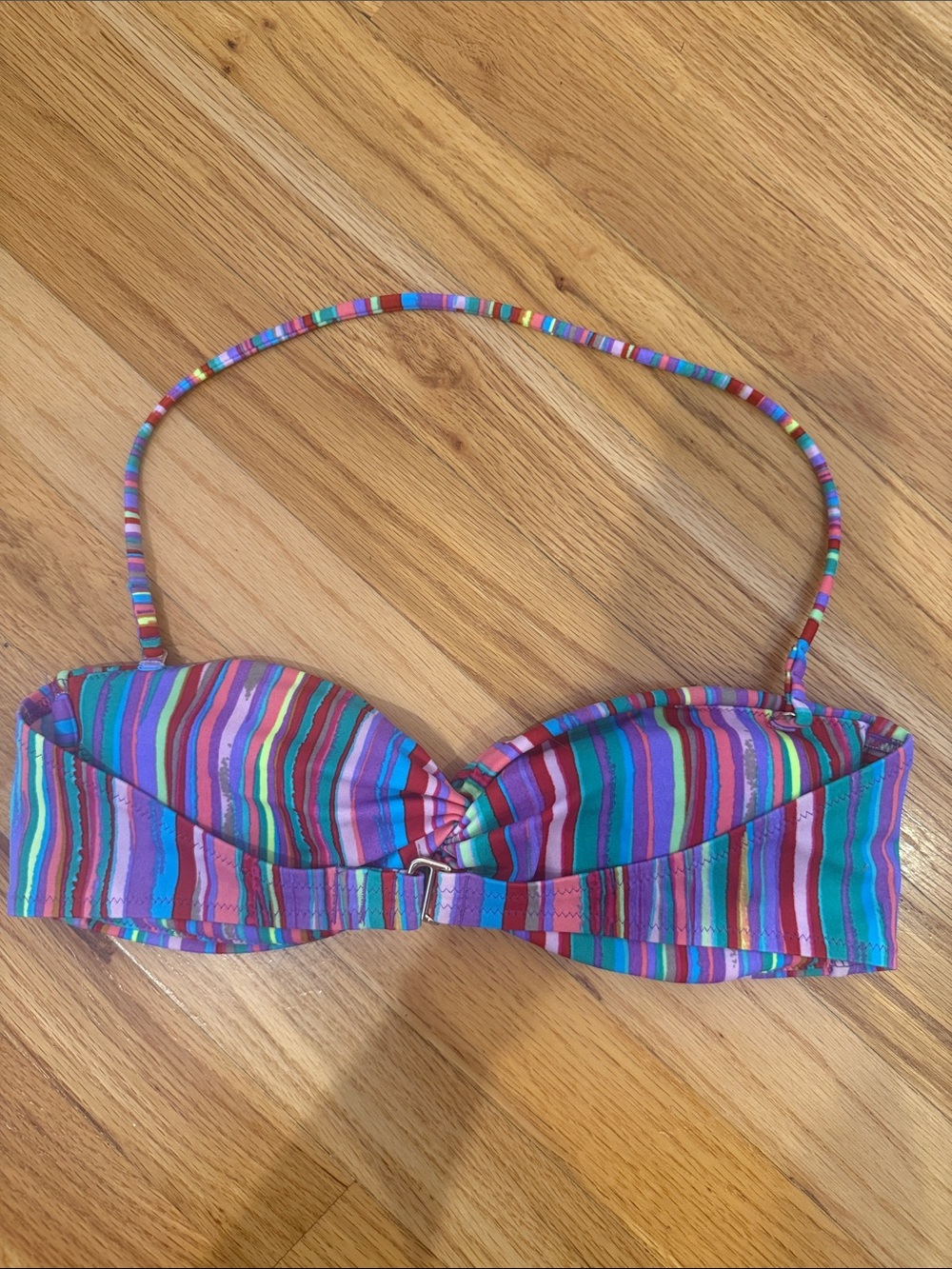 Kids Multicolor Stripe Bikini Swim Set - Picture 4 of 5